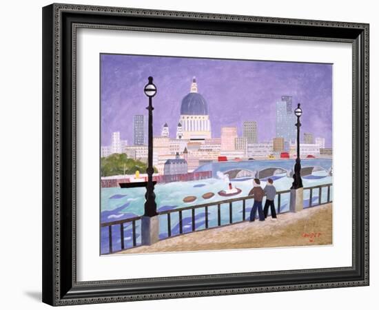 St.Paul's from the River-William Cooper-Framed Giclee Print