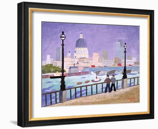 St.Paul's from the River-William Cooper-Framed Giclee Print