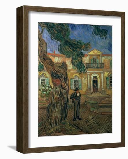 St. Paul's Hospital, St Remy, 1889-Vincent van Gogh-Framed Giclee Print