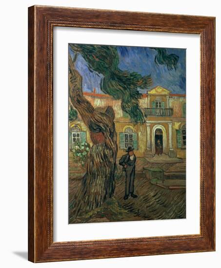 St. Paul's Hospital, St Remy, 1889-Vincent van Gogh-Framed Giclee Print