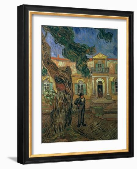 St. Paul's Hospital, St Remy, 1889-Vincent van Gogh-Framed Giclee Print