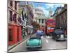 St Paul's Street Scene-Dominic Davison-Mounted Art Print