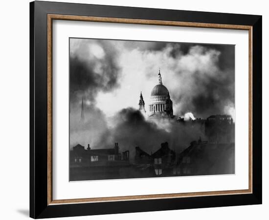 St. Paul's Survives-Associated Newspapers-Framed Photo