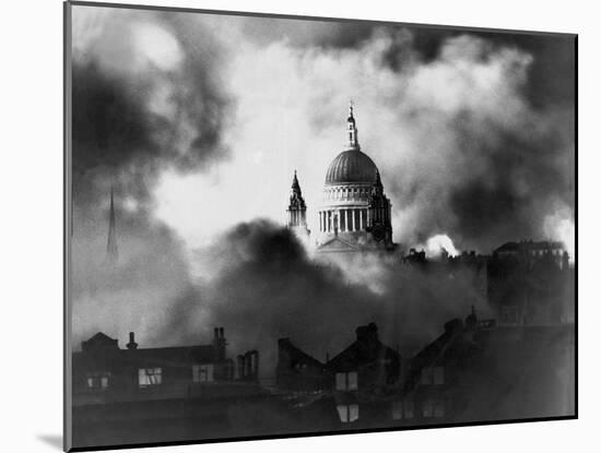 St. Paul's Survives-Associated Newspapers-Mounted Photo