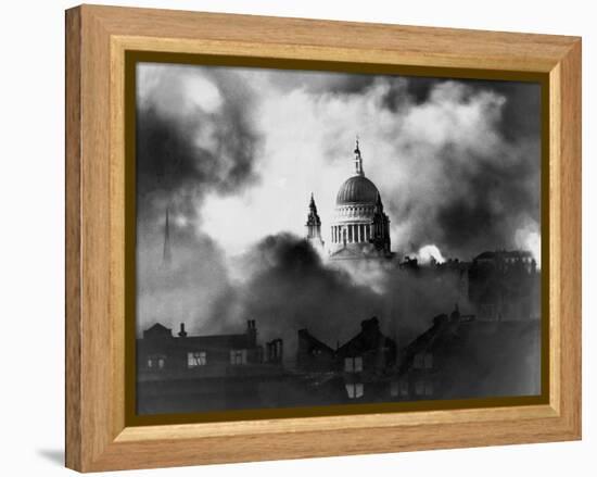 St. Paul's Survives-Associated Newspapers-Framed Stretched Canvas