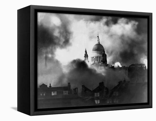 St. Paul's Survives-Associated Newspapers-Framed Stretched Canvas