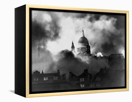 St. Paul's Survives-Associated Newspapers-Framed Stretched Canvas