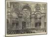 St Paul's, View under the Dome During the Service-null-Mounted Giclee Print