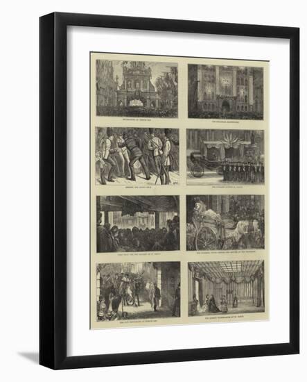 St Paul's-Edward Frederick Brewtnall-Framed Giclee Print