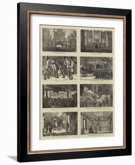 St Paul's-Edward Frederick Brewtnall-Framed Giclee Print