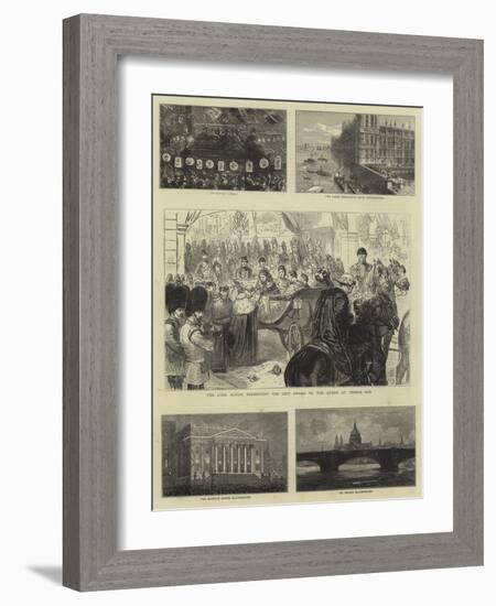 St Paul's-null-Framed Giclee Print