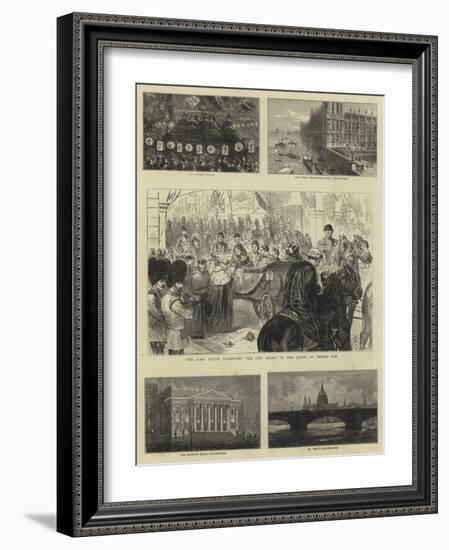 St Paul's-null-Framed Giclee Print