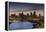 St Paul Skyline from Indian Mounds, Minneapolis, Minnesota, USA-Walter Bibikow-Framed Premier Image Canvas