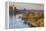 St Paul, Skyline from Mississippi River, Minneapolis, Minnesota, USA-Walter Bibikow-Framed Premier Image Canvas