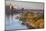 St Paul, Skyline from Mississippi River, Minneapolis, Minnesota, USA-Walter Bibikow-Mounted Photographic Print