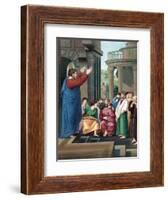 St Paul the Apostle Preaching to the Athenians, C1860-null-Framed Giclee Print