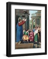 St Paul the Apostle Preaching to the Athenians, C1860-null-Framed Giclee Print