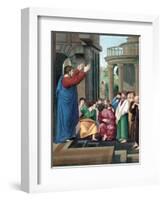 St Paul the Apostle Preaching to the Athenians, C1860-null-Framed Giclee Print
