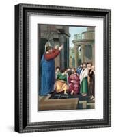 St Paul the Apostle Preaching to the Athenians, C1860-null-Framed Giclee Print