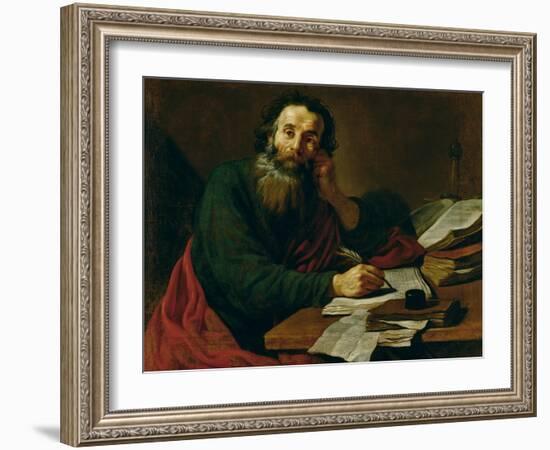 St. Paul the Apostle-Claude Vignon-Framed Giclee Print