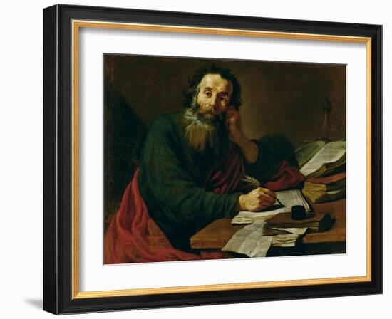 St. Paul the Apostle-Claude Vignon-Framed Giclee Print