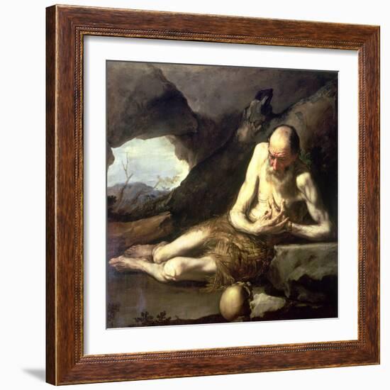 St. Paul the Hermit-Jusepe de Ribera-Framed Giclee Print