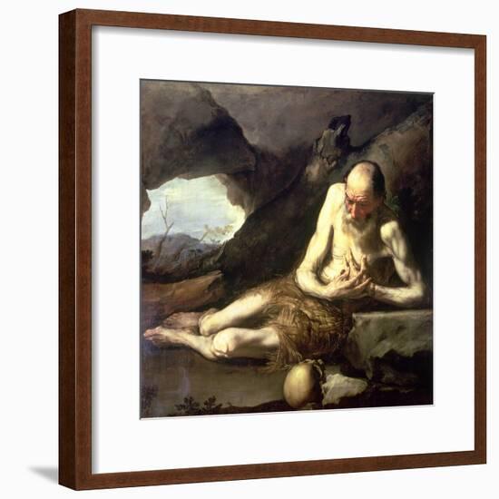 St. Paul the Hermit-Jusepe de Ribera-Framed Giclee Print