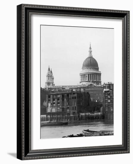 St. Pauls Across Thames-null-Framed Photographic Print