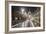 St. Pauls Cathedral at night, seen across Millennium Bridge, City of London, London, England-Matthew Williams-Ellis-Framed Photographic Print