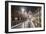 St. Pauls Cathedral at night, seen across Millennium Bridge, City of London, London, England-Matthew Williams-Ellis-Framed Photographic Print