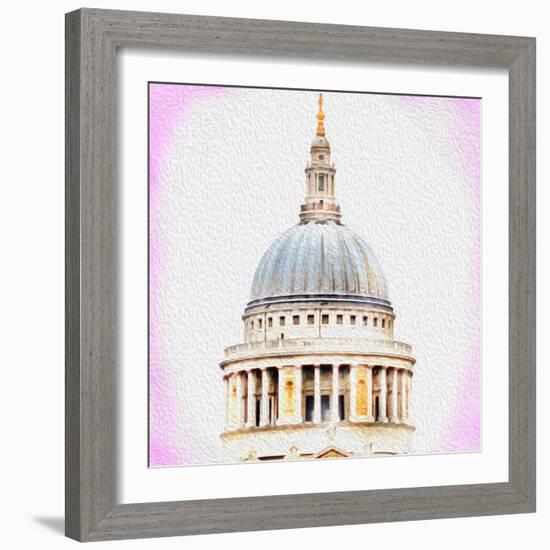 St Pauls Cathedral Dome-Tosh-Framed Art Print