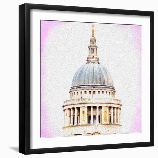 St Pauls Cathedral Dome-Tosh-Framed Art Print