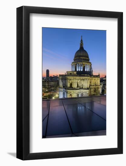 St. Pauls Cathedral, One New Change, City of London, London, England, United Kingdom, Europe-Charles Bowman-Framed Photographic Print