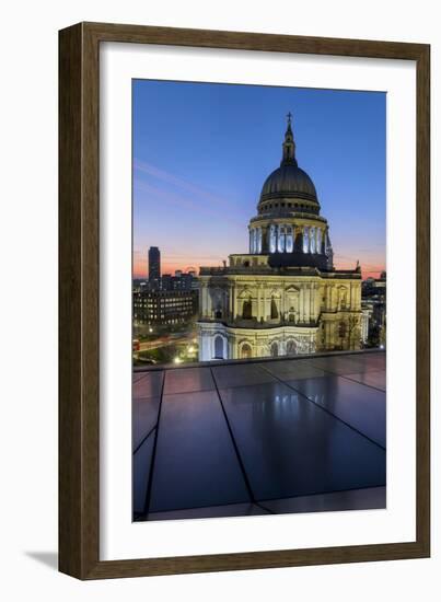 St. Pauls Cathedral, One New Change, City of London, London, England, United Kingdom, Europe-Charles Bowman-Framed Photographic Print