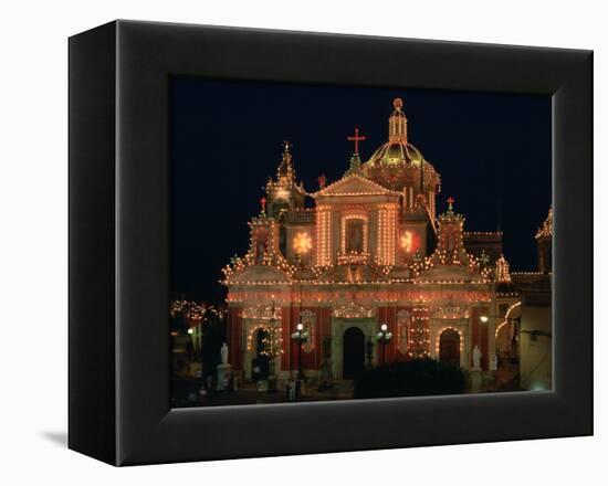 St Pauls Church, Rabat, Malta-Peter Thompson-Framed Premier Image Canvas