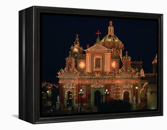 St Pauls Church, Rabat, Malta-Peter Thompson-Framed Premier Image Canvas