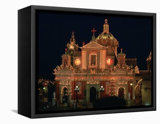 St Pauls Church, Rabat, Malta-Peter Thompson-Framed Premier Image Canvas