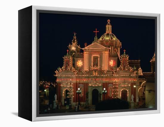 St Pauls Church, Rabat, Malta-Peter Thompson-Framed Premier Image Canvas