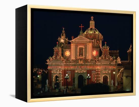 St Pauls Church, Rabat, Malta-Peter Thompson-Framed Premier Image Canvas