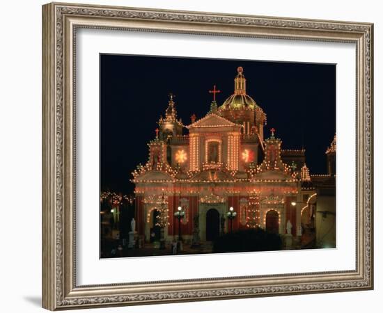 St Pauls Church, Rabat, Malta-Peter Thompson-Framed Photographic Print