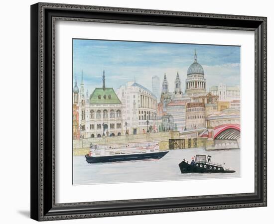 St. Pauls, London-Gillian Lawson-Framed Giclee Print