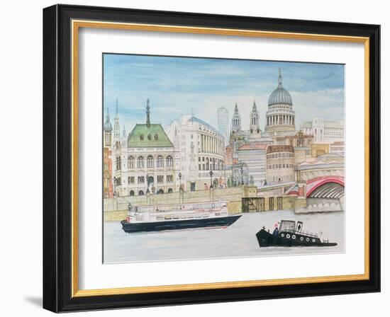 St. Pauls, London-Gillian Lawson-Framed Giclee Print