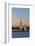 St. Peter and Paul Cathedral and the River Neva at Night, St. Petersburg, Russia, Europe-Martin Child-Framed Photographic Print