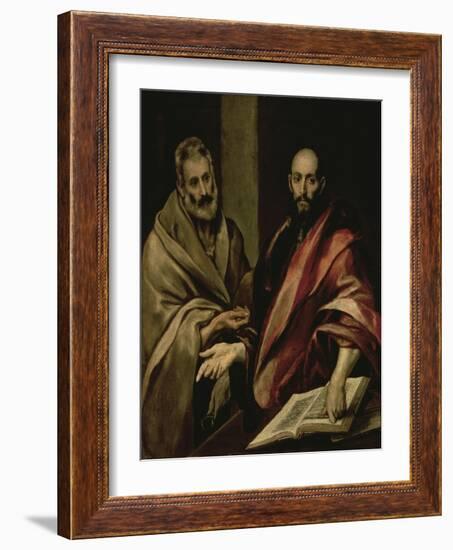 St. Peter and St. Paul, between 1587 and 1592-El Greco-Framed Giclee Print