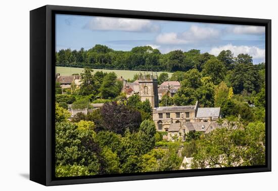 St. Peter and St. Paul Church in Blockley, a Traditional Village in the Cotswolds, Gloucestershire-Matthew Williams-Ellis-Framed Premier Image Canvas