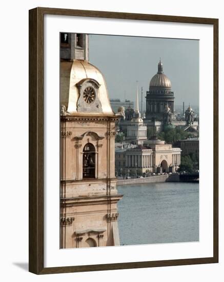 St.Peter and St.Poul's Cathedral, the Admiralty and St.Isaac's Cathedral-null-Framed Photographic Print