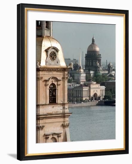 St.Peter and St.Poul's Cathedral, the Admiralty and St.Isaac's Cathedral-null-Framed Photographic Print