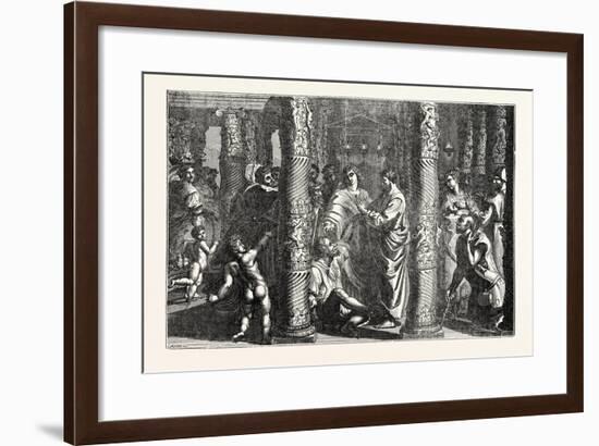 St. Peter Curing the Cripple-null-Framed Giclee Print