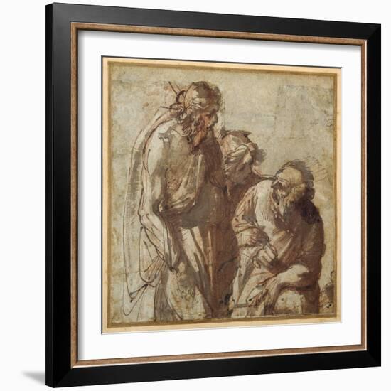 St Peter Denies Christ-Pier Francesco Mola-Framed Giclee Print