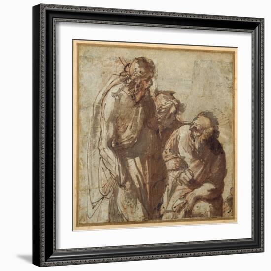 St Peter Denies Christ-Pier Francesco Mola-Framed Giclee Print